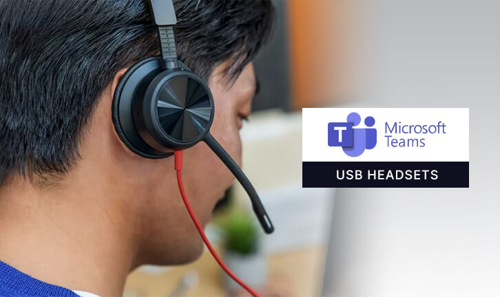 USB Microsoft Teams Headsets